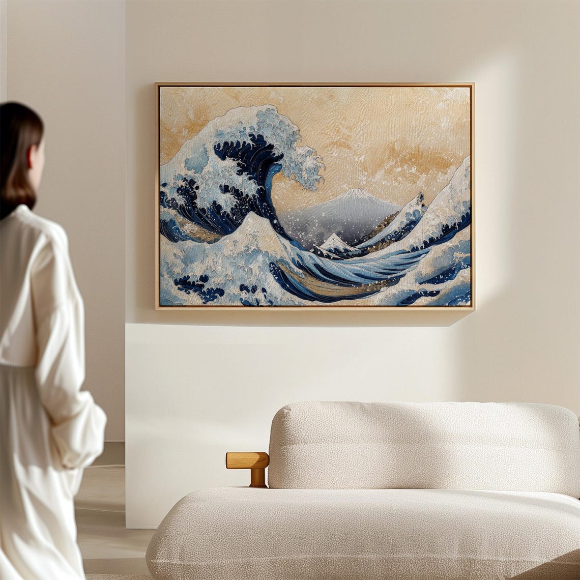 Great Wave Mount Fuji Japanese Ukiyo-E Classic Blue Wave Art Poster - Image 4
