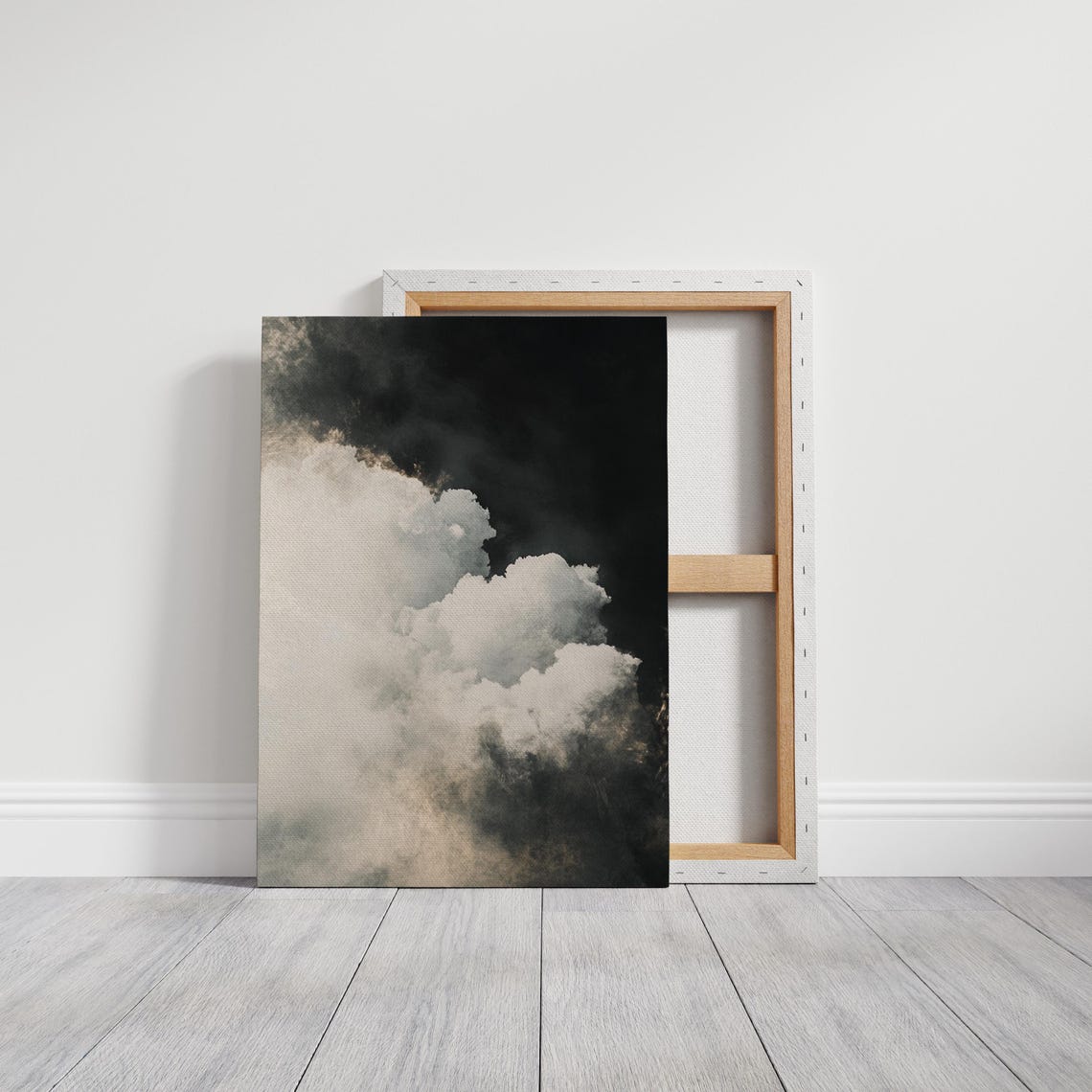 Ethereal Cloudscape Print In Soft Neutral Tones Modern Abstract Wall Art For Calm And Minimalist Home Decor - Image 5