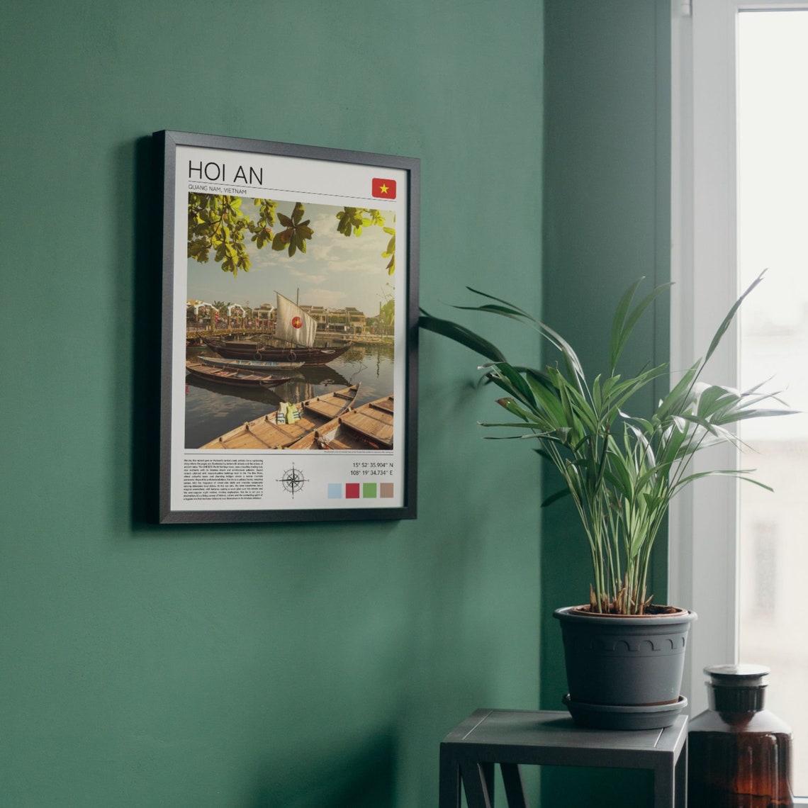 Hoi An Print Hoi An Wall Art Vietnam Poster Hoi An Art Vietnam Travel Print South East Asia Travel Gift Hoi An Gift Idea - Image 2
