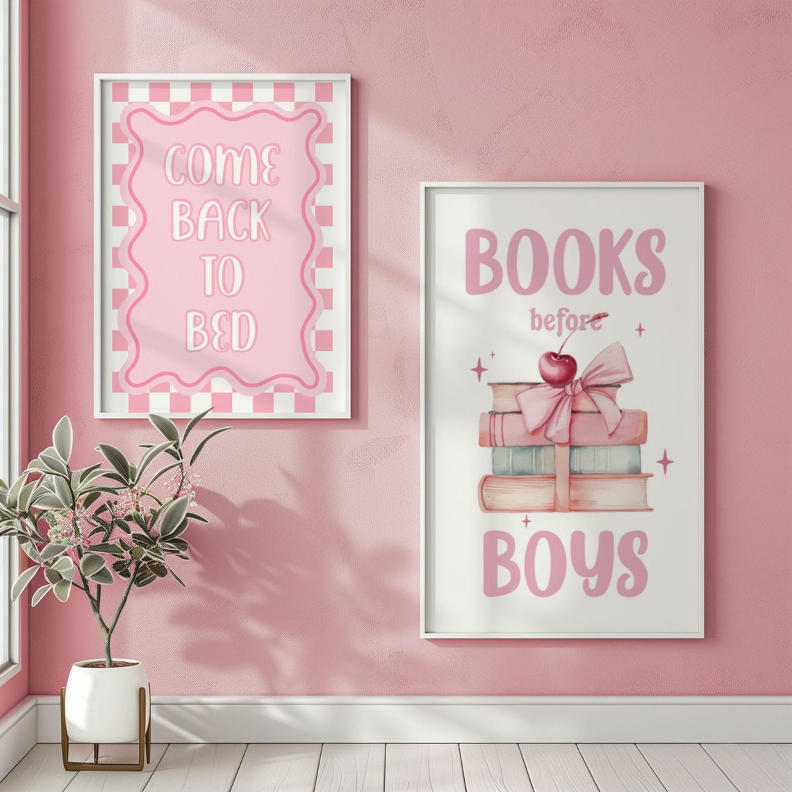 Books Before Books Cute Funny Wall Art Instant