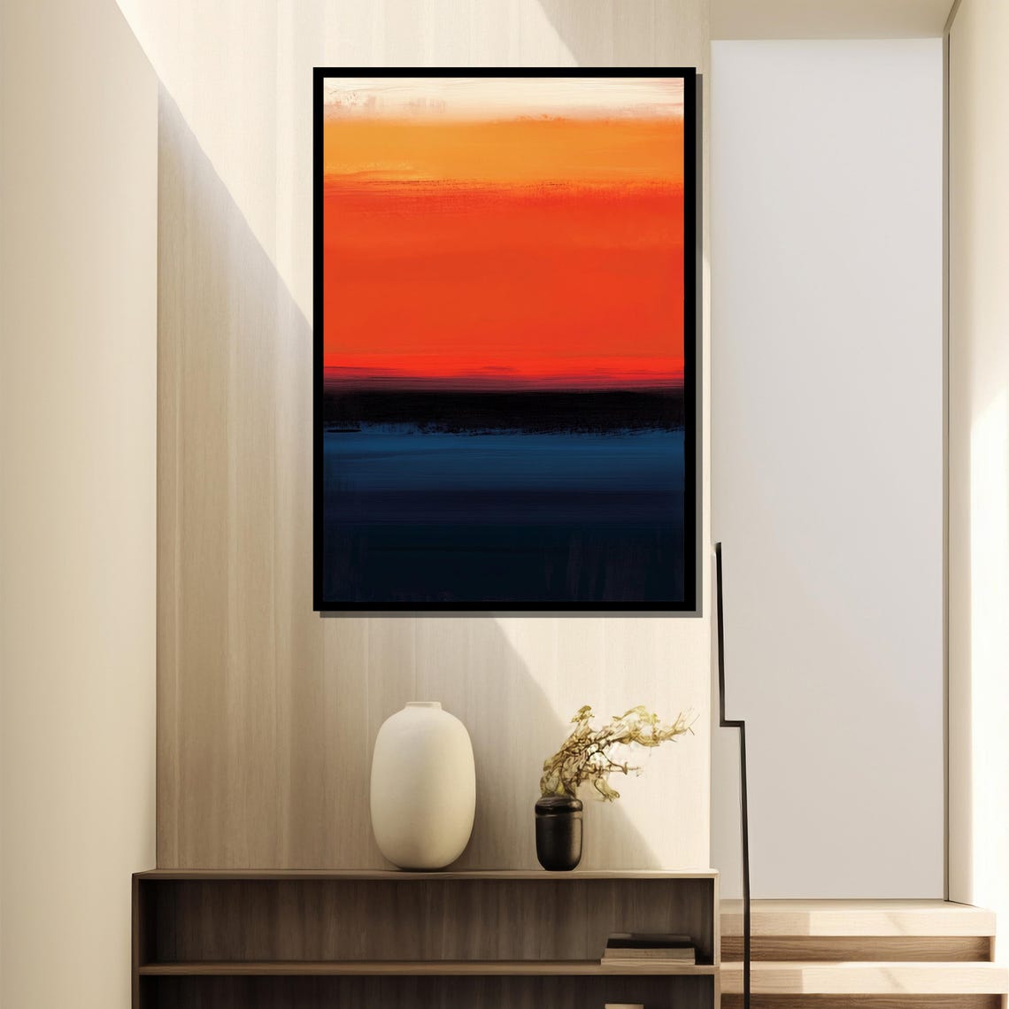 Mark Rothko Abstract Sunset Color Field, Art Print - Image 2