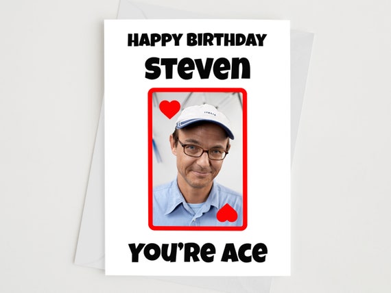 Personalised Photo Card, Happy Birthday Ace