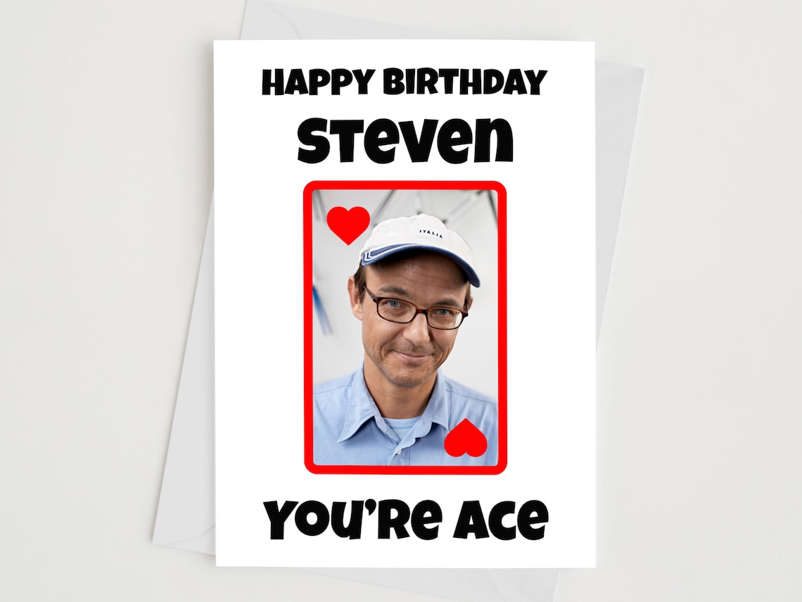 Personalised Photo Card, Happy Birthday Ace