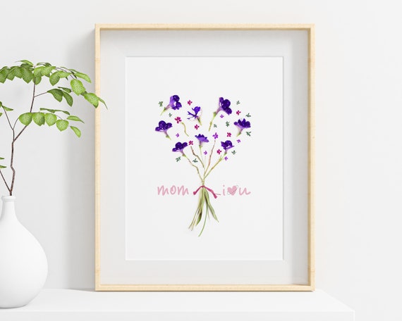 Mother's Day Gift From Daughter, Wall Art Print