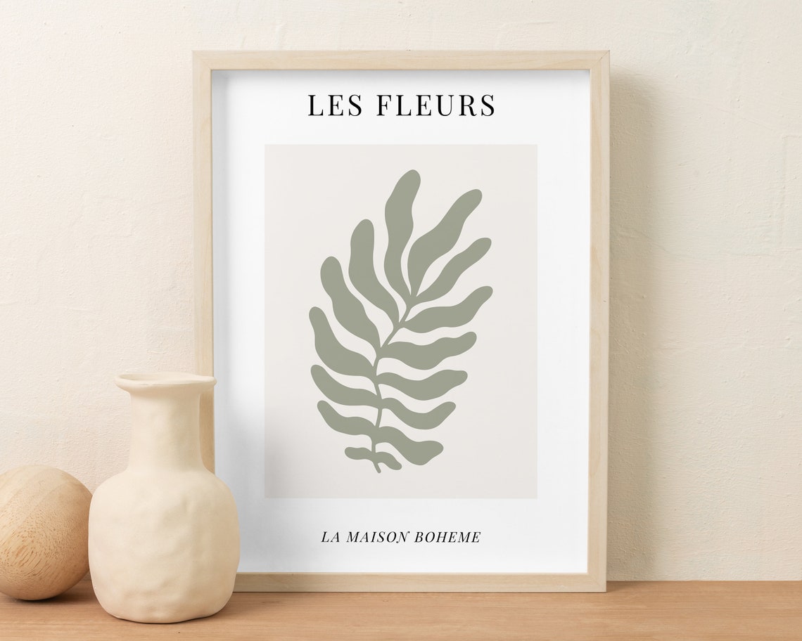 Les Fleurs La Maison Boheme Sage Botanical Boho Decor Poster - Image 2
