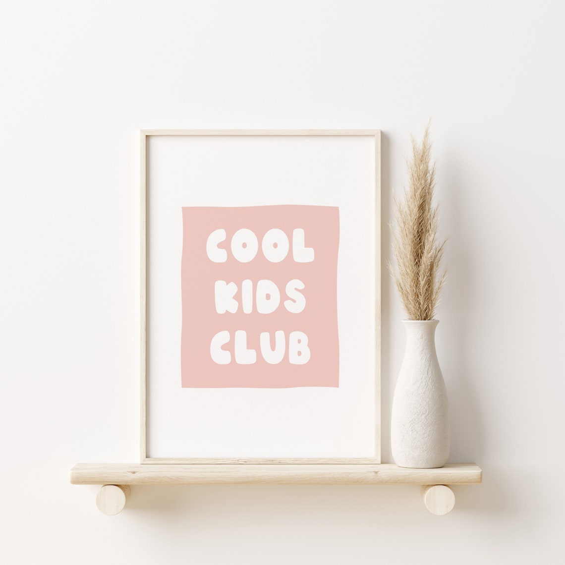 Cool Kids Club Print Girl Nursery Decor Nursery Print Kids Room Print Playroom Decor Pink Wall Art Girl Room Decor Wall Art - Image 4
