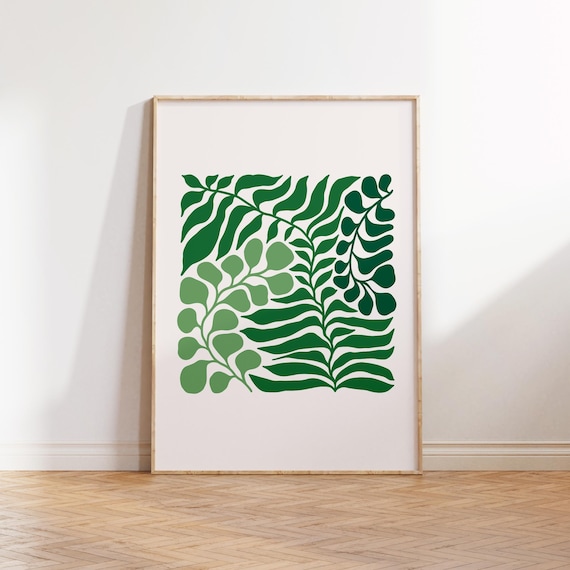 Jungle Flora Art Poster Tropical Botanical Floral Print Tropical Flowers Poster Print Jungle Botanical Art Wall Decor