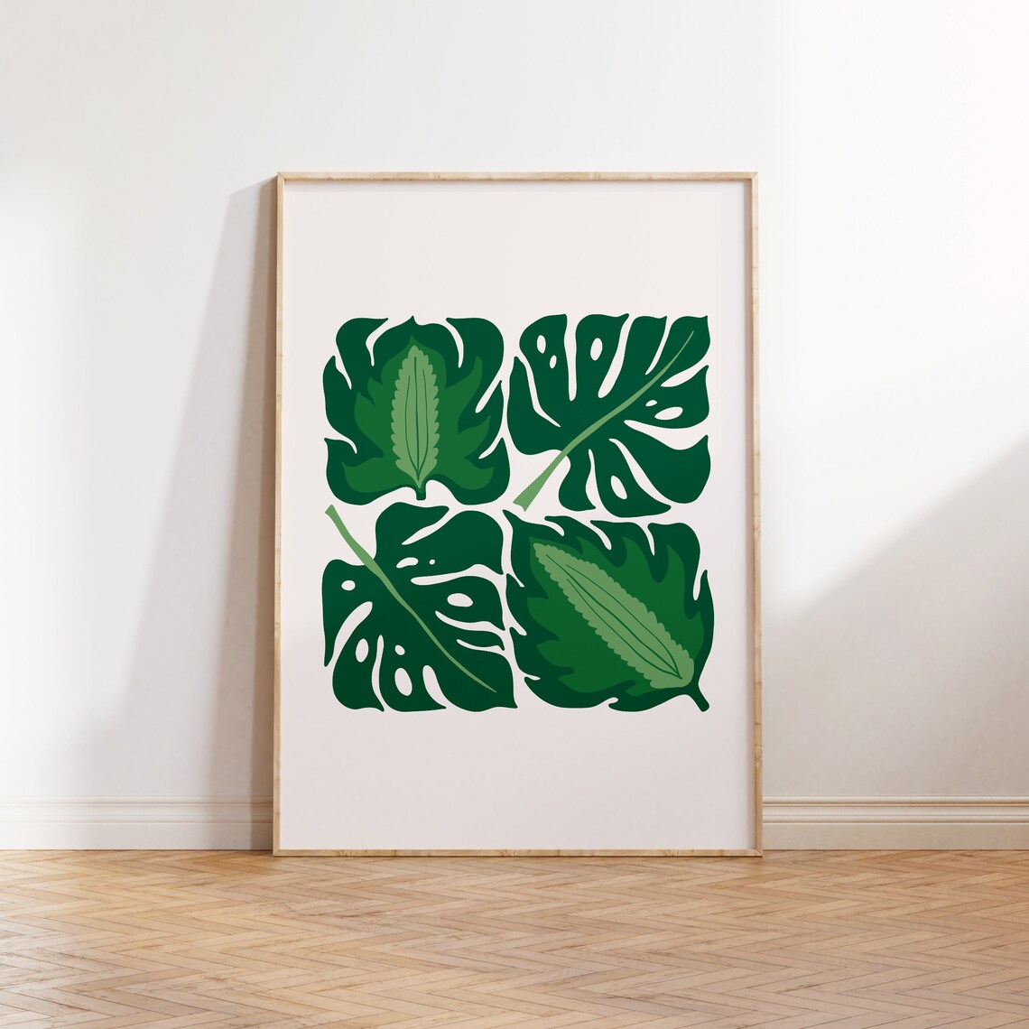 Jungle Flora Tropical Botanical Poster Print