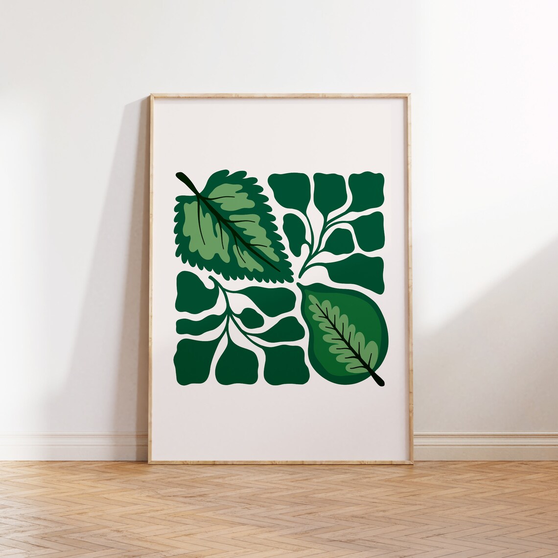 Jungle Flora Tropical Botanical Wall Art Print
