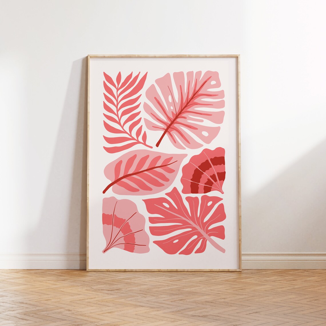 Jungle Flora Tropical Botanical Floral Print, Poster