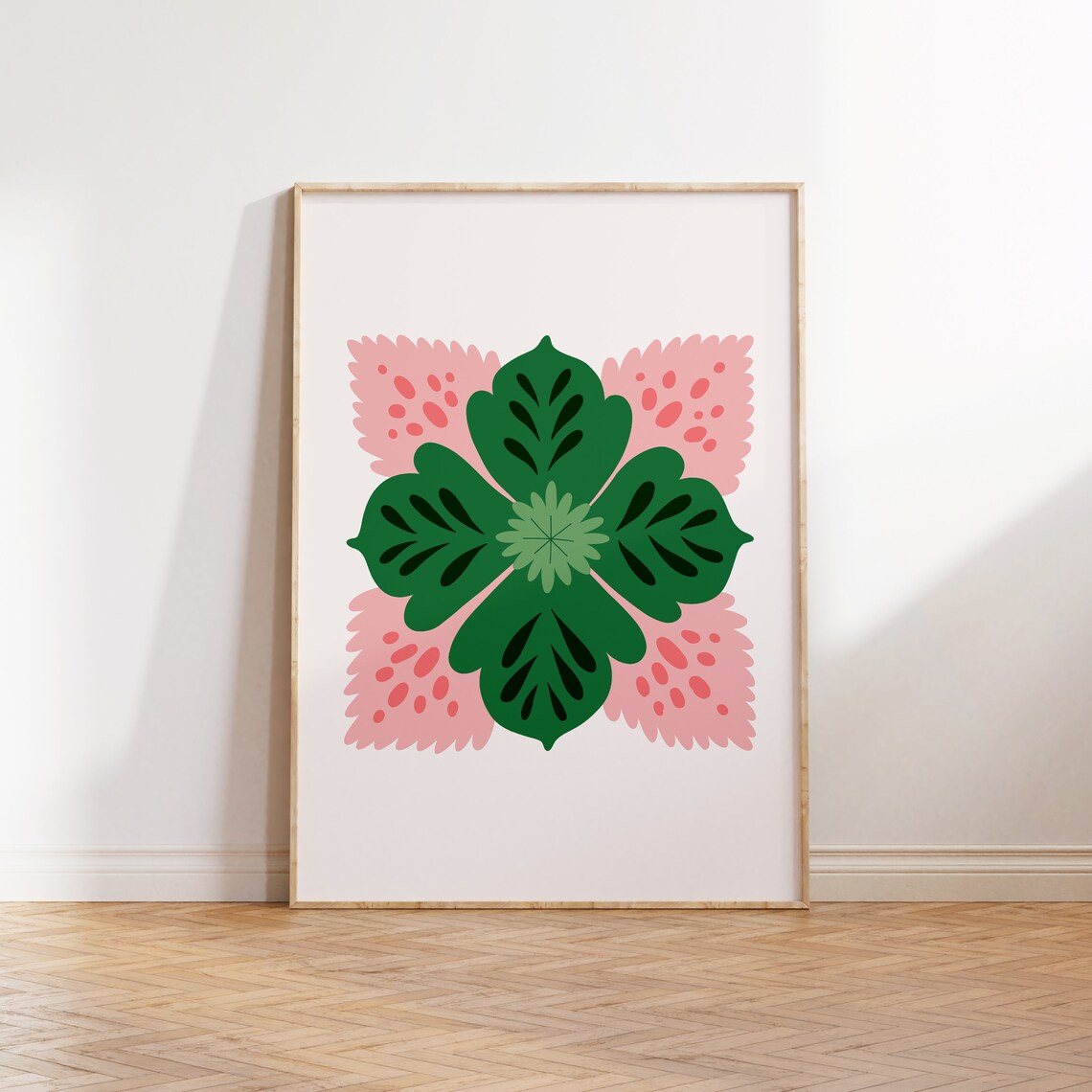 Jungle Flora Tropical Botanical Art Print
