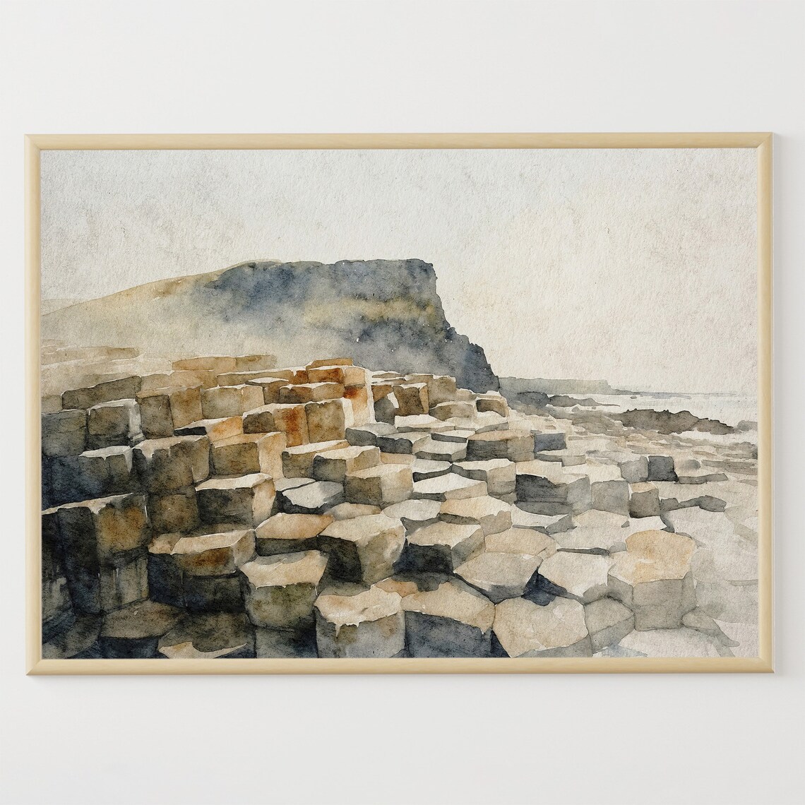 Giants Causeway County Antrim Wall Art Print