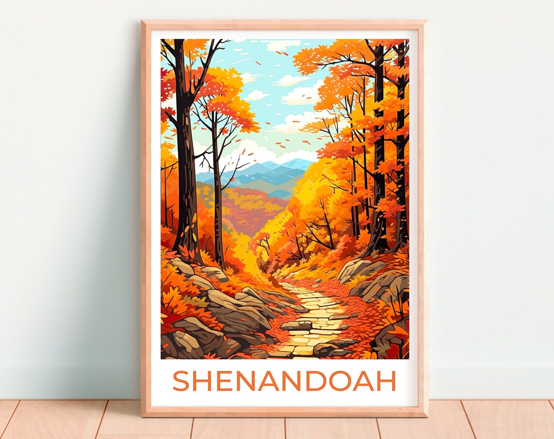 Shenandoah National Park Travel Poster, Wall Decor - Image 4