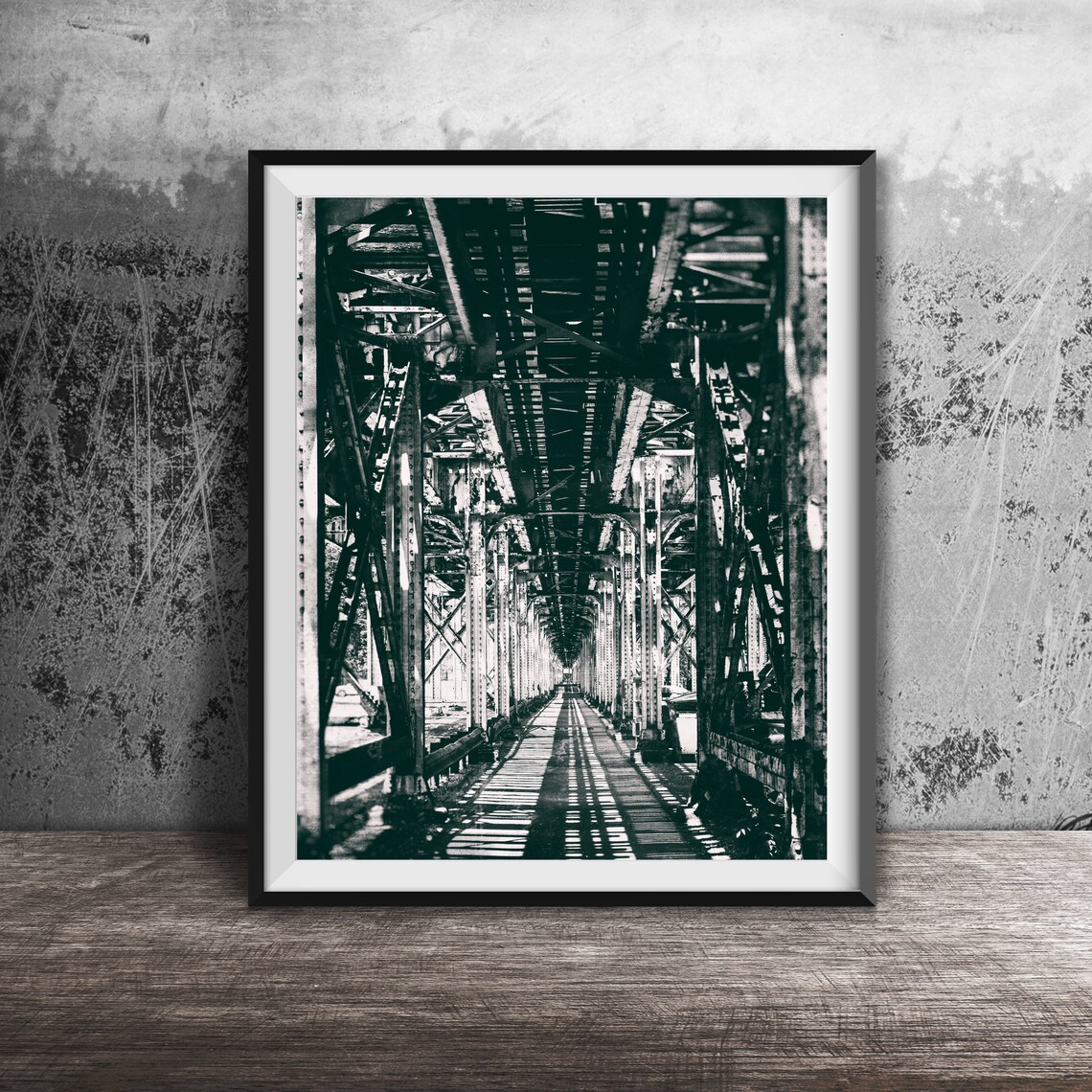 Chicago CTA Train Tracks, Elevated Tracks Art Print - Image 2