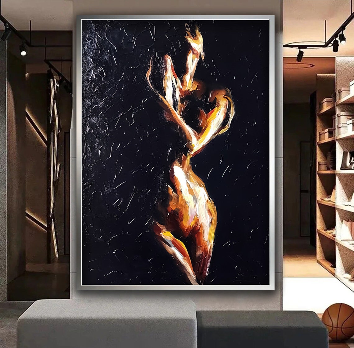 Erotic Female Art Erotic Nudity Wall Art Sexy Girl Wall Decor Sensual Woman Nude Girl Body Art Sexy Wall Print - Image 2