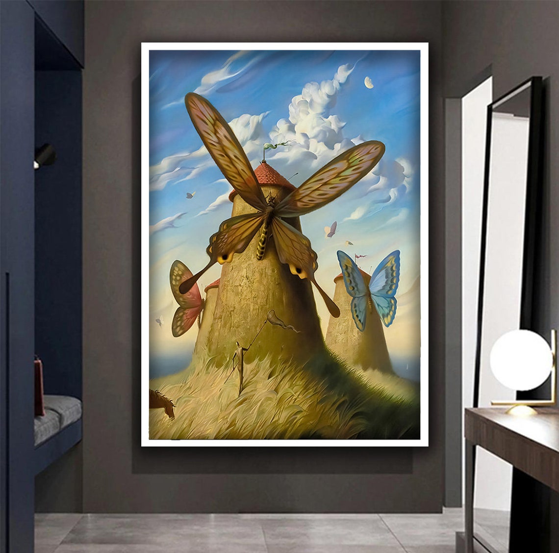 Vladimir Kush Painting Vladimir Kush Land Of Butterflies Print Gift For Art Lover Vladimir Kush Poster Print Surreal Art - Image 5