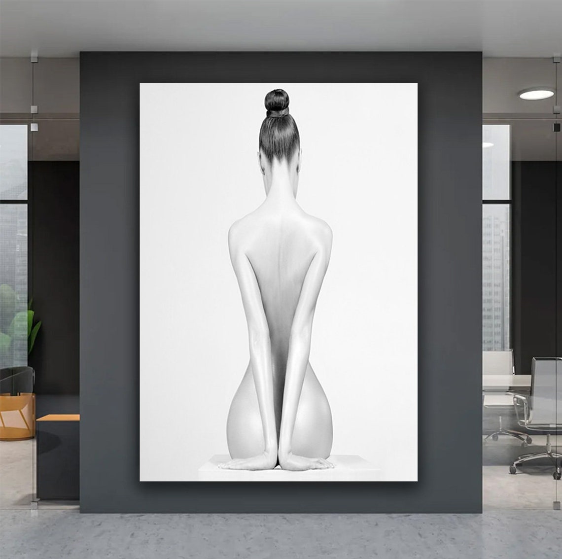 Nude Wall Art Naked Ballerina Art Naked Woman Poster Sexy Woman Wall Art Erotic Painting Sexy Girl Poster - Image 5