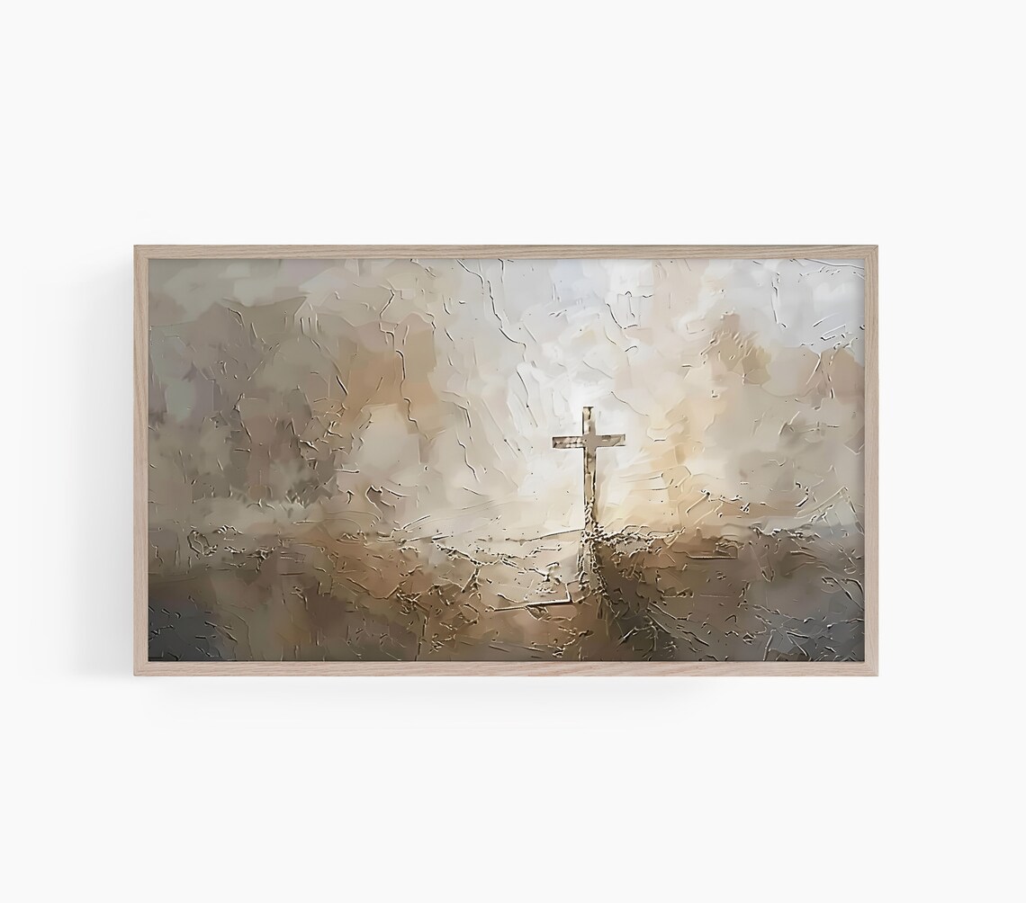 Easter Jesus He Is Risen Christian Art Print