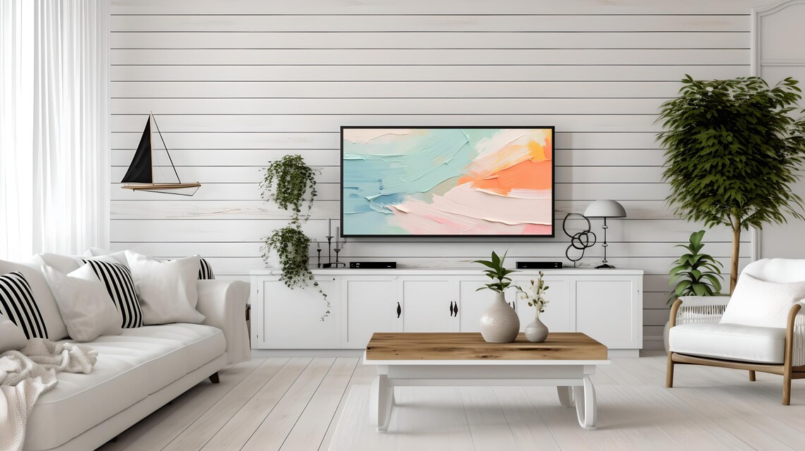Abstract Frame TV Art, Colorful Texture Style - Image 2