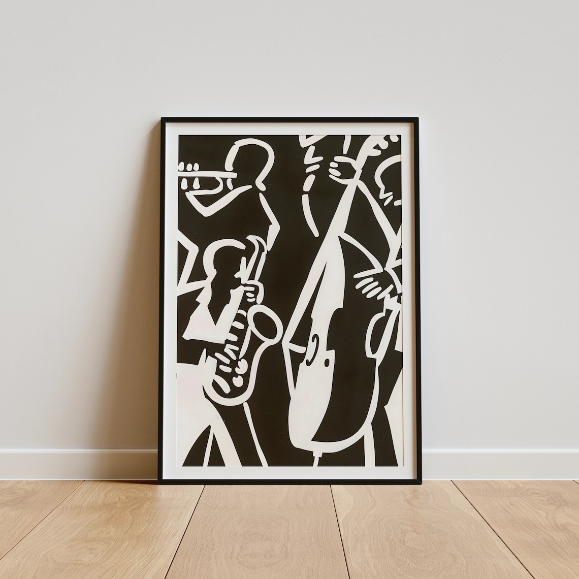 Jazz Poster Art, Maximalist Saxophone Music Poster - Image 4