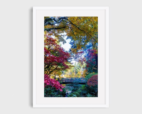 Portland Japanese Garden Poster Print, Oregon