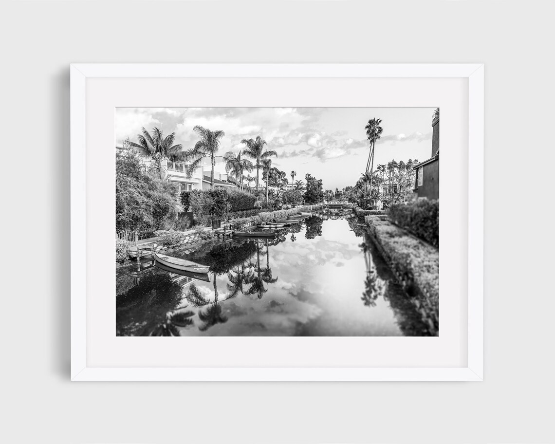 Venice Canals Photo, Venice California Travel Poster