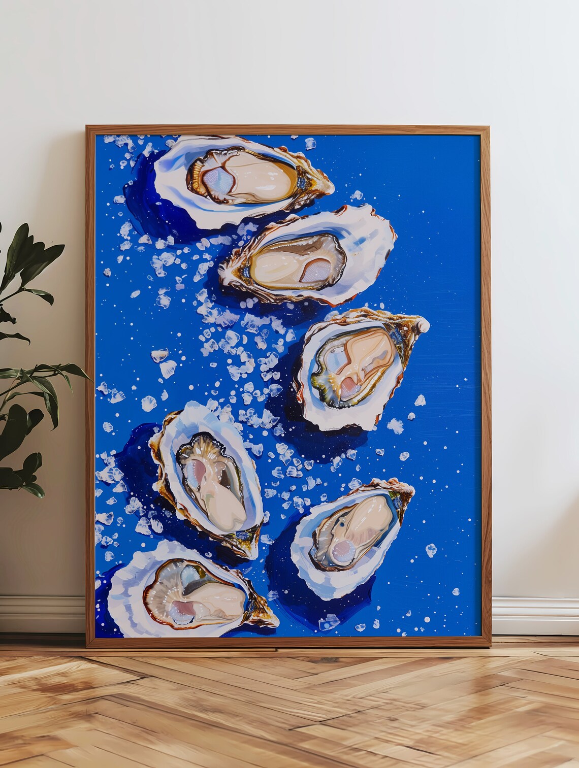 Fresh Oysters Seafood Kitchen Art Poster - Image 4