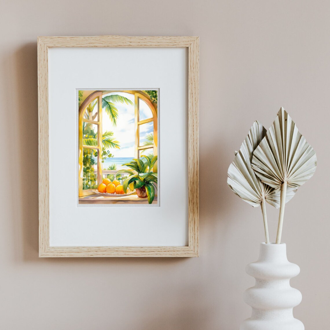 Florida Oranges Watercolor Art Print, Tropical Travel - Image 2
