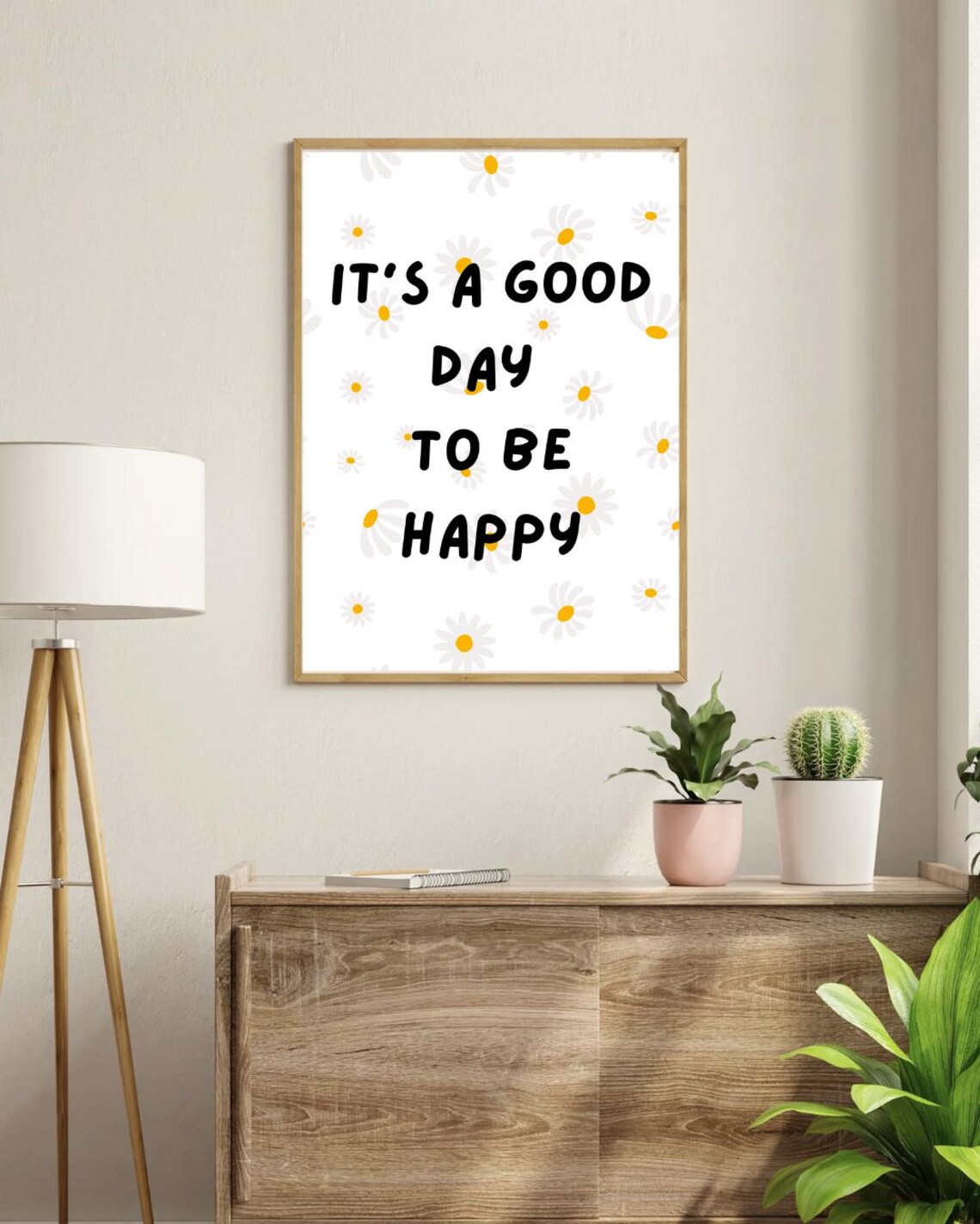 Good Day To Be Happy Daisy Inspirational Poster - Image 2