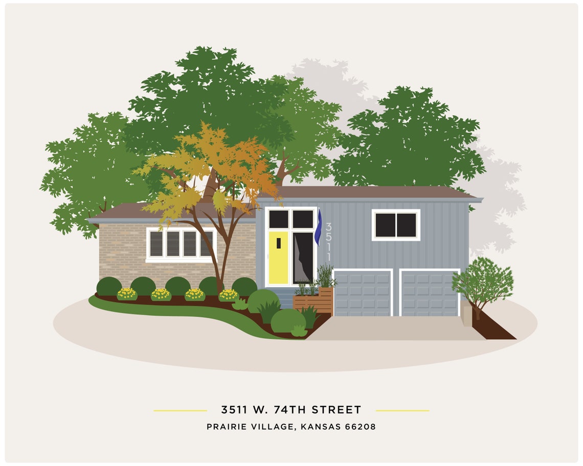 Home Illustration - House Drawing
