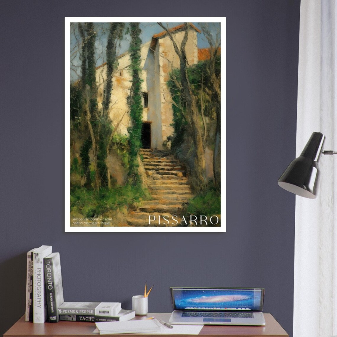 Pissarro House, Museum Exhibition Poster