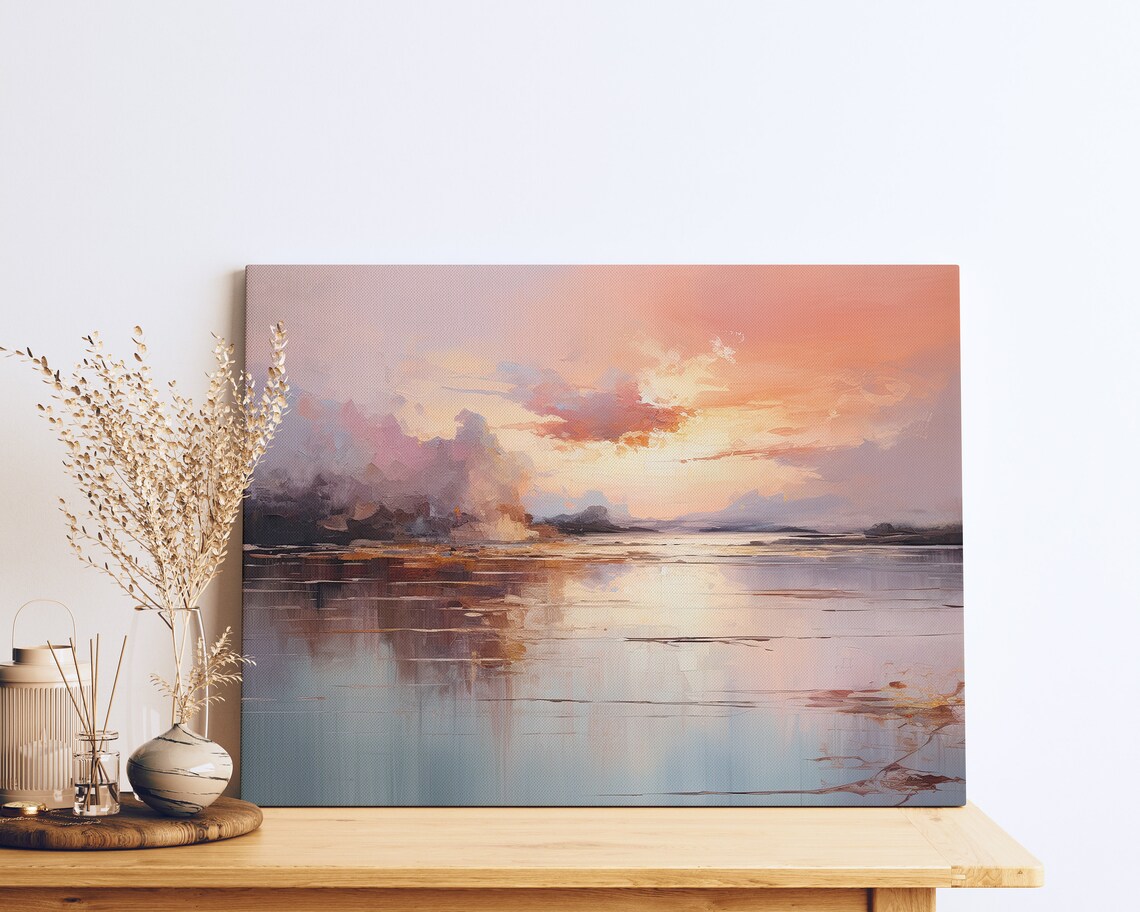 Abstract Ethereal Landscape Art Print, Office Or Home