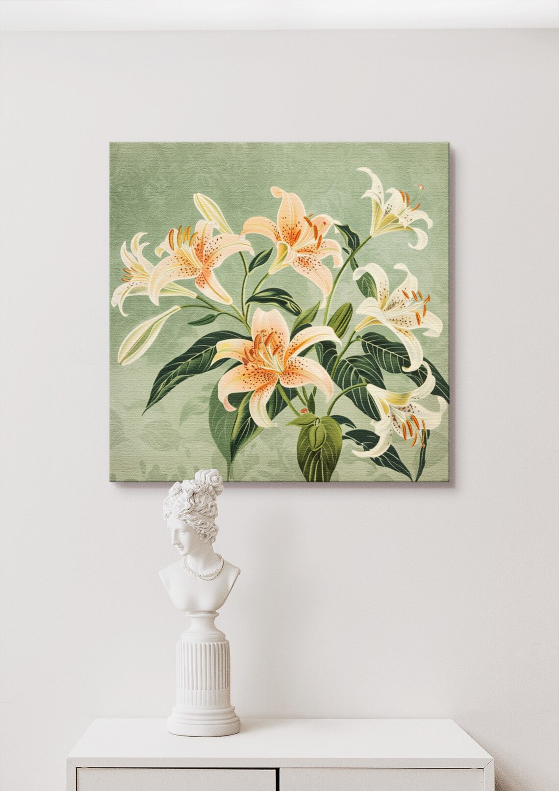 Hokusai Floral Traditional Japanese, Home Decor Print