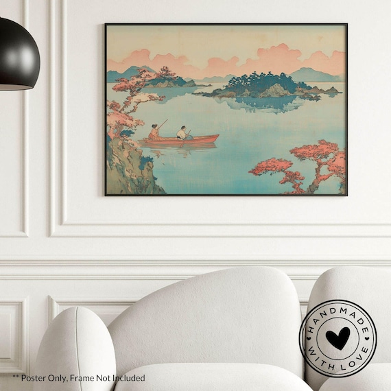 Hokusai Ukiyo Vintage Travel Poster
