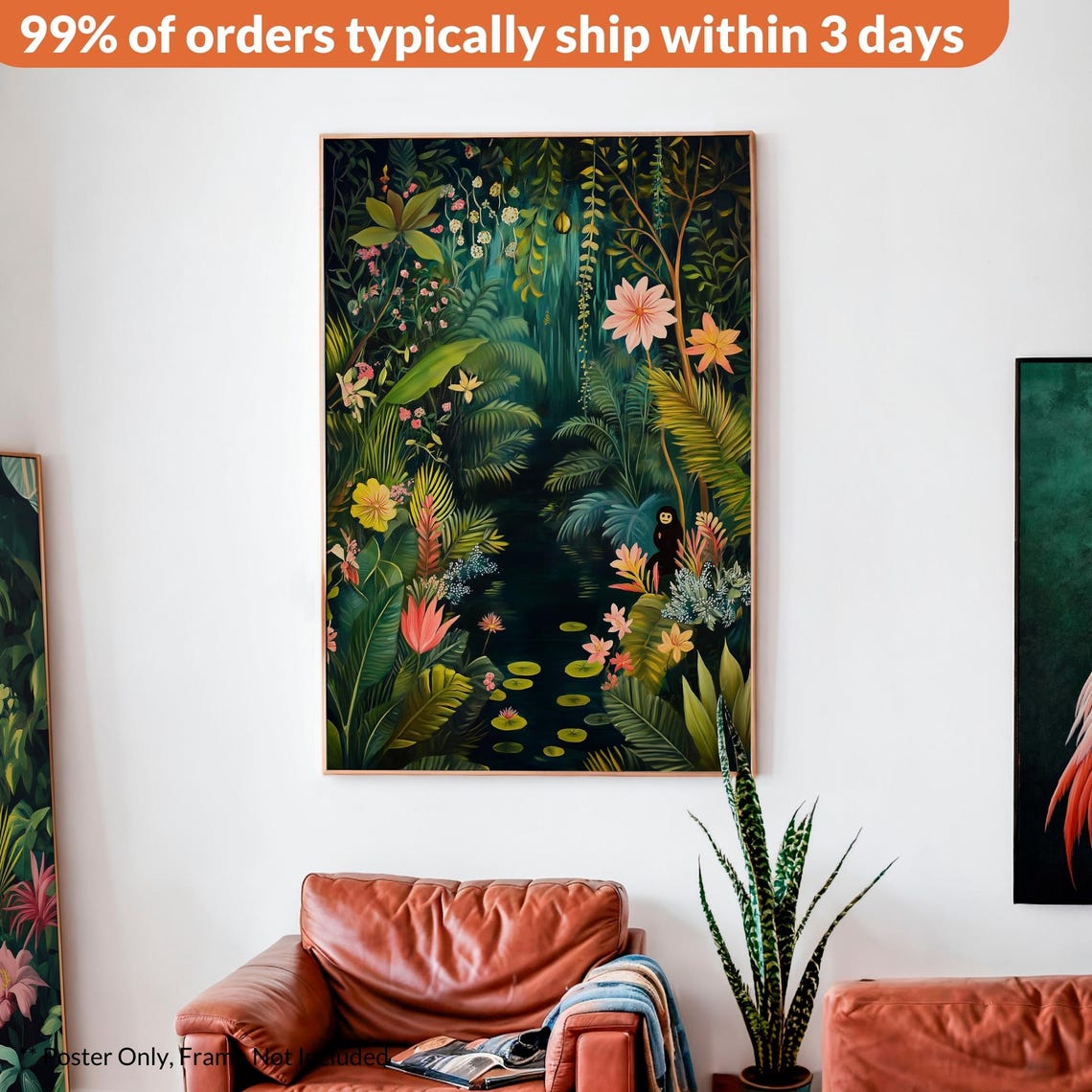 Henri Rousseau Contemporary Beach Art Print - Image 2