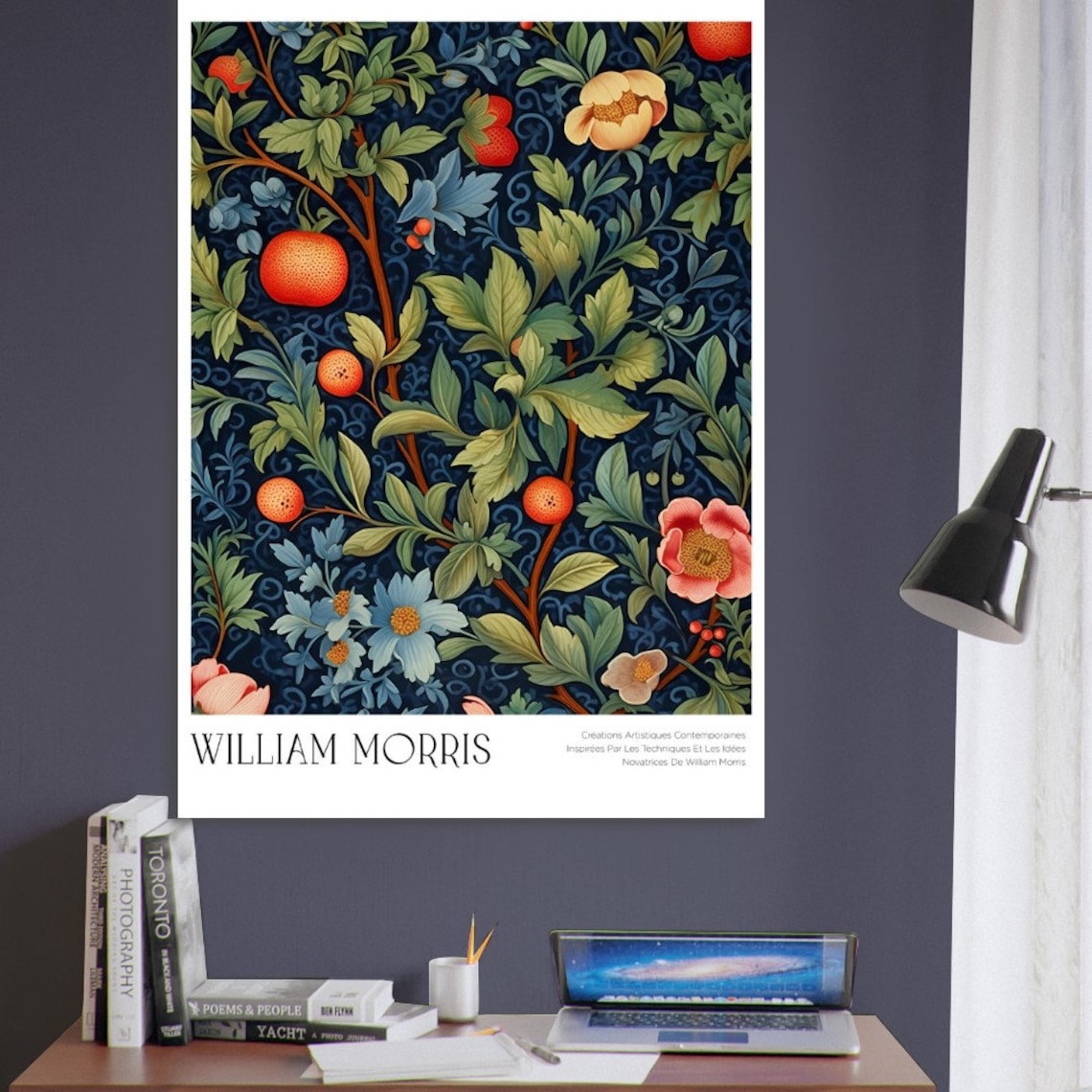 William Morris Floral Botanical Poster Print - Image 2