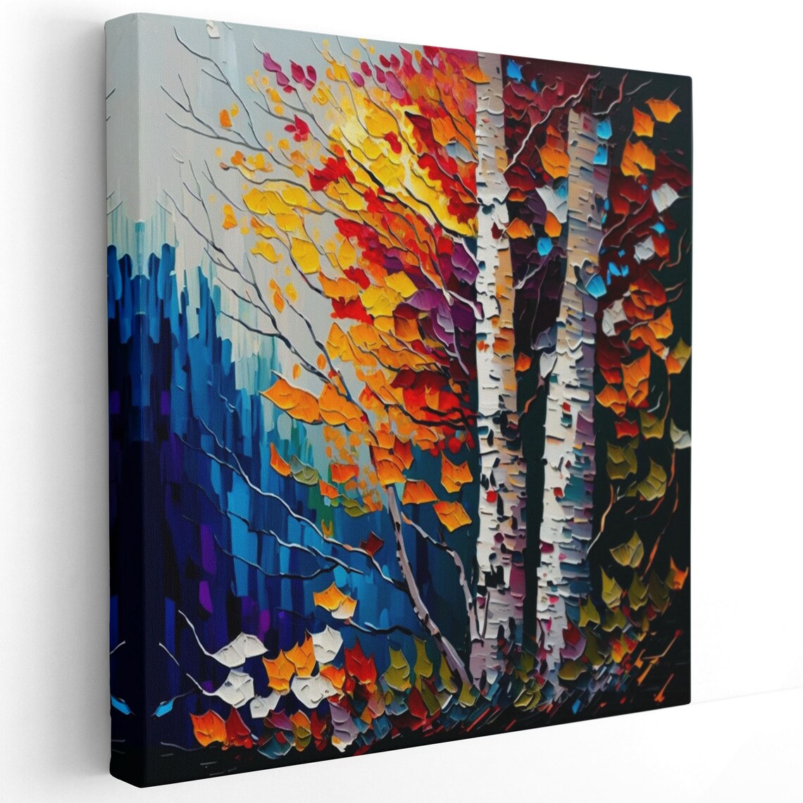 Birch Tree Wall Art Or Poster Birch Tree Wall Hanging Nature Wall Decor Home Decor Modern Art Minimalist Wall Art - Image 2
