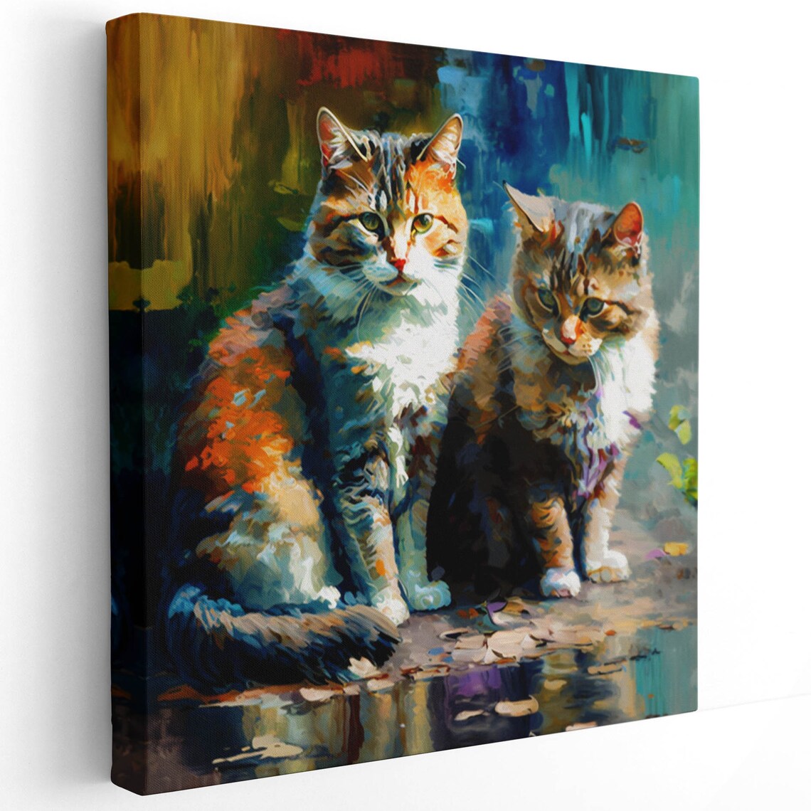 Whiskers and Whimsy Cat Art Print for Cat Lovers - Image 2