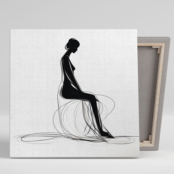 Line Wall Decor Or Poster Contemporary Lines Decor Minimalist Wall Art Abstract Line Decor Modern Line Art Modern Decor