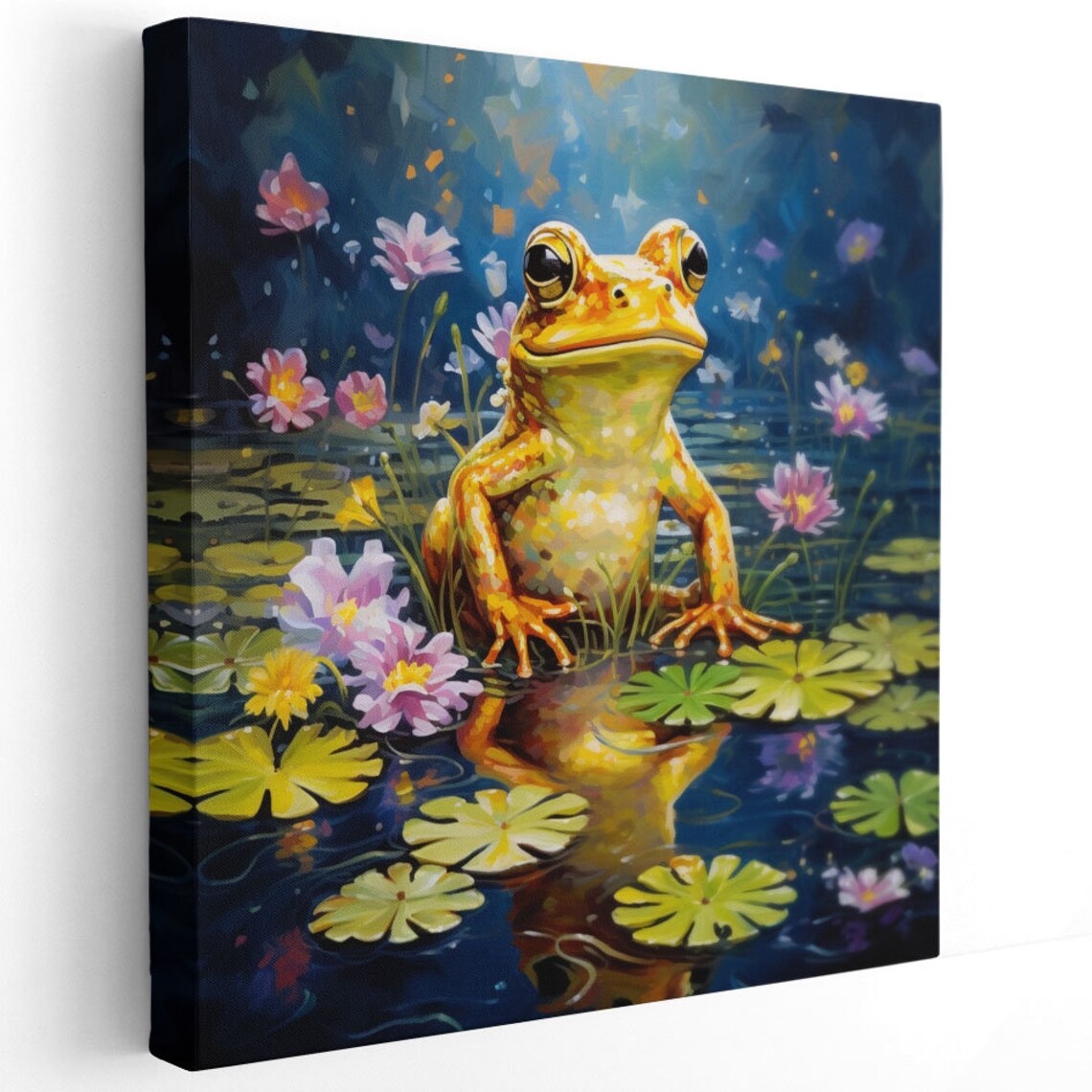 Frog Art Print, Modern Whimsical Decor for Living Room - Image 2