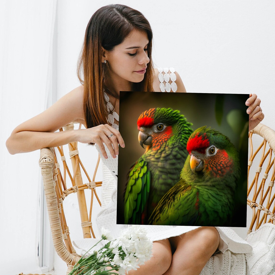 Parrot Wall Art Print, Bird Decor for Home Interior - Image 5
