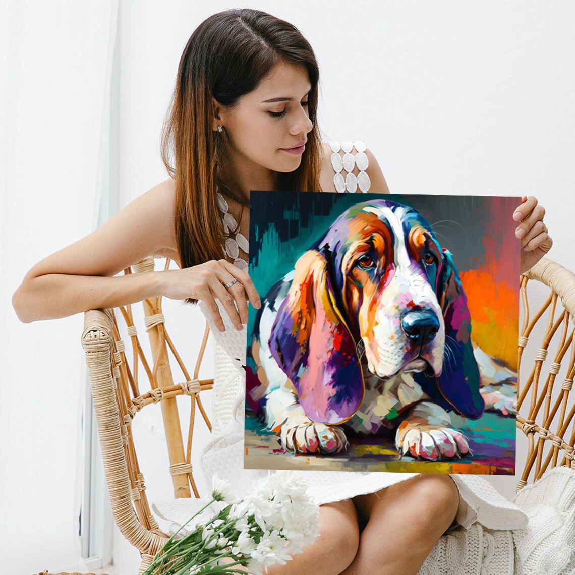 Dog Wall Decor, Dog Home Decor Animal Art Print - Image 5