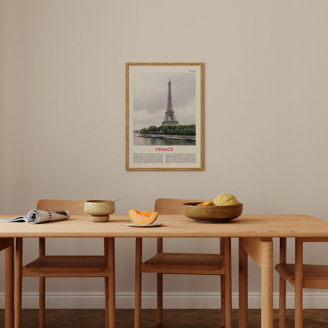 France Eiffel Tower River Seine Paris Film Photography Poster - Image 3