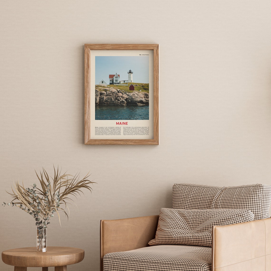 Maine Print Film Photo Maine Wall Art Maine Poster Maine Photo Maine Poster Print Maine Wall Decor Usa Poster Print Maine Lighthouse - Image 3