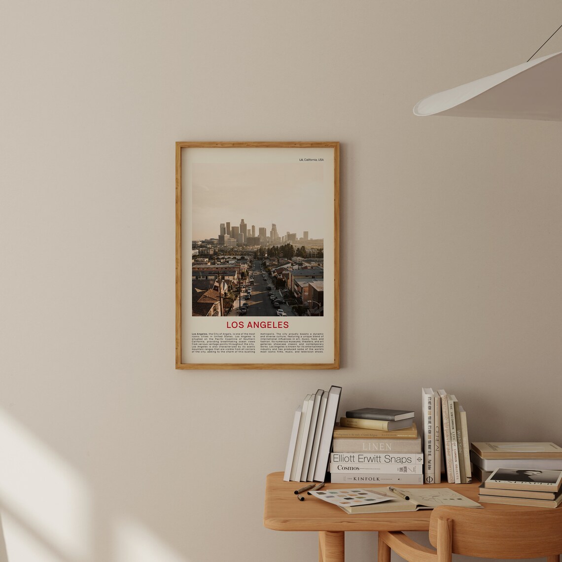 Los Angeles California Downtown Skyline Sunset Film Photo Poster - Image 2