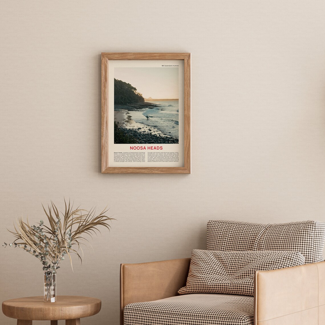 Noosa Heads Travel Poster, Queensland Art Print - Image 3