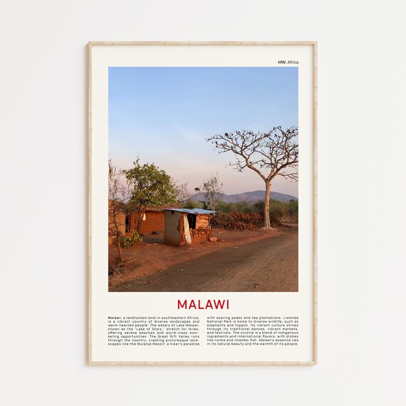 Malawi Print Film Photo Malawi Wall Art Malawi Poster Malawi Photo Malawi Poster Print Malawi Wall Decor Malawi Art Africa Art Print
