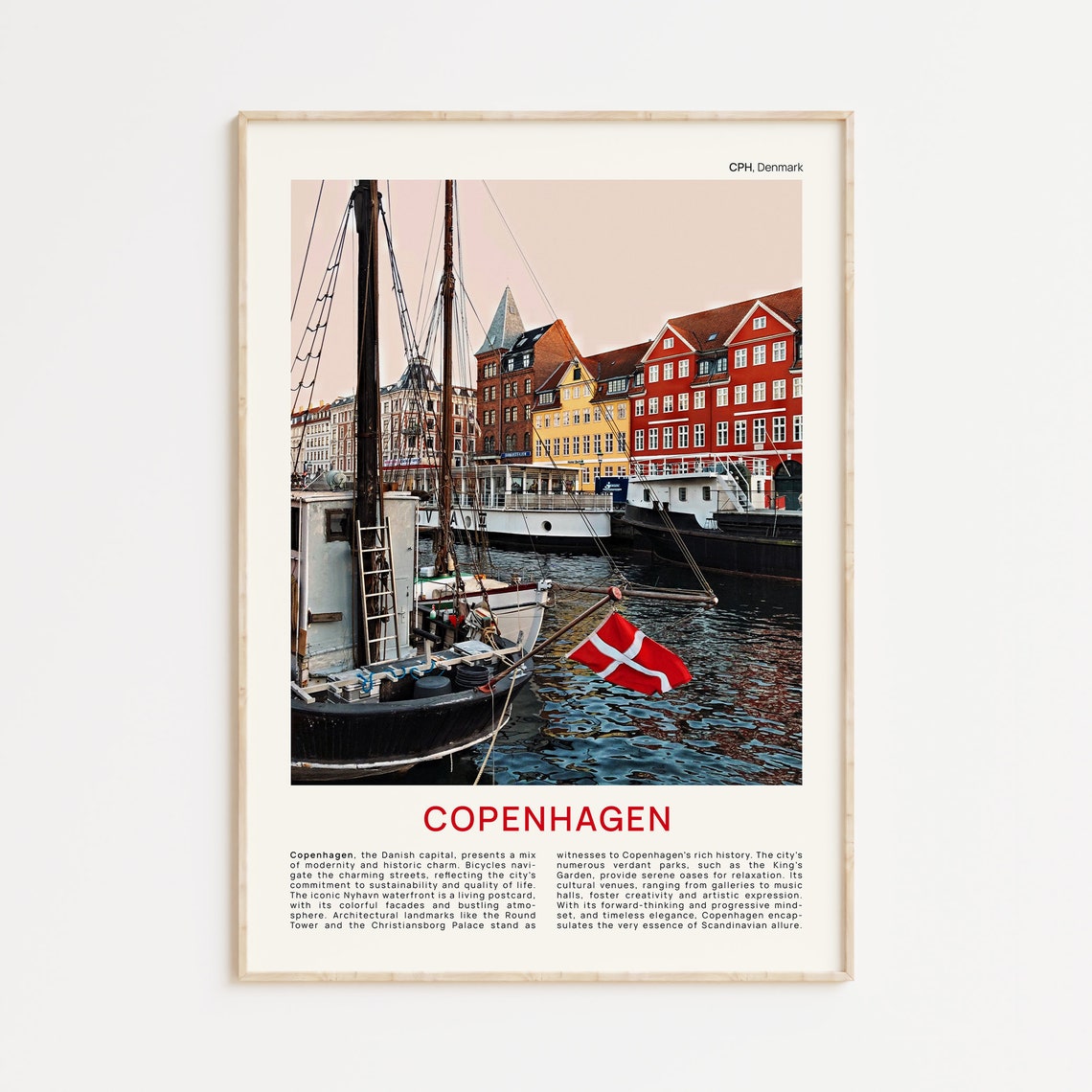 Copenhagen Print Film Photo Copenhagen Wall Art Copenhagen Poster Copenhagen Photo Copenhagen Poster Print Denmark Wall Decor Nyhavn