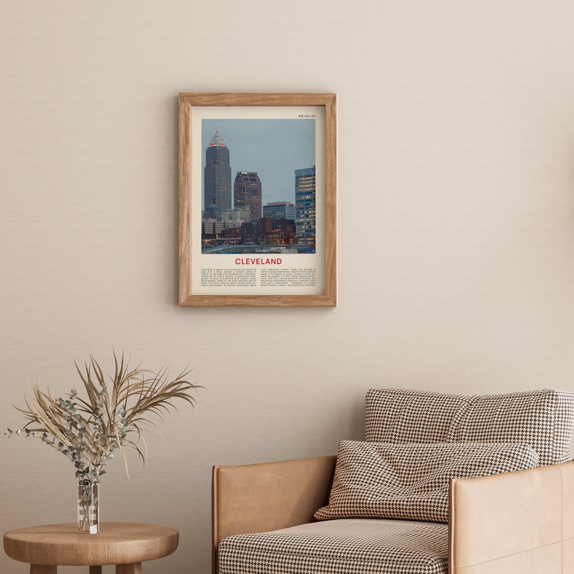 Cleveland Print Film Photo Cleveland Wall Art Cleveland Poster Cleveland Photo Cleveland Poster Print Ohio Wall Decor Usa Poster Print - Image 3