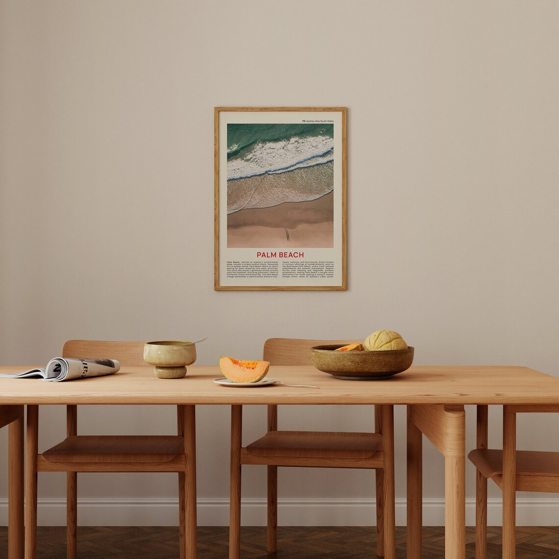 Palm Beach, NSW Australia Travel Poster Print - Image 4